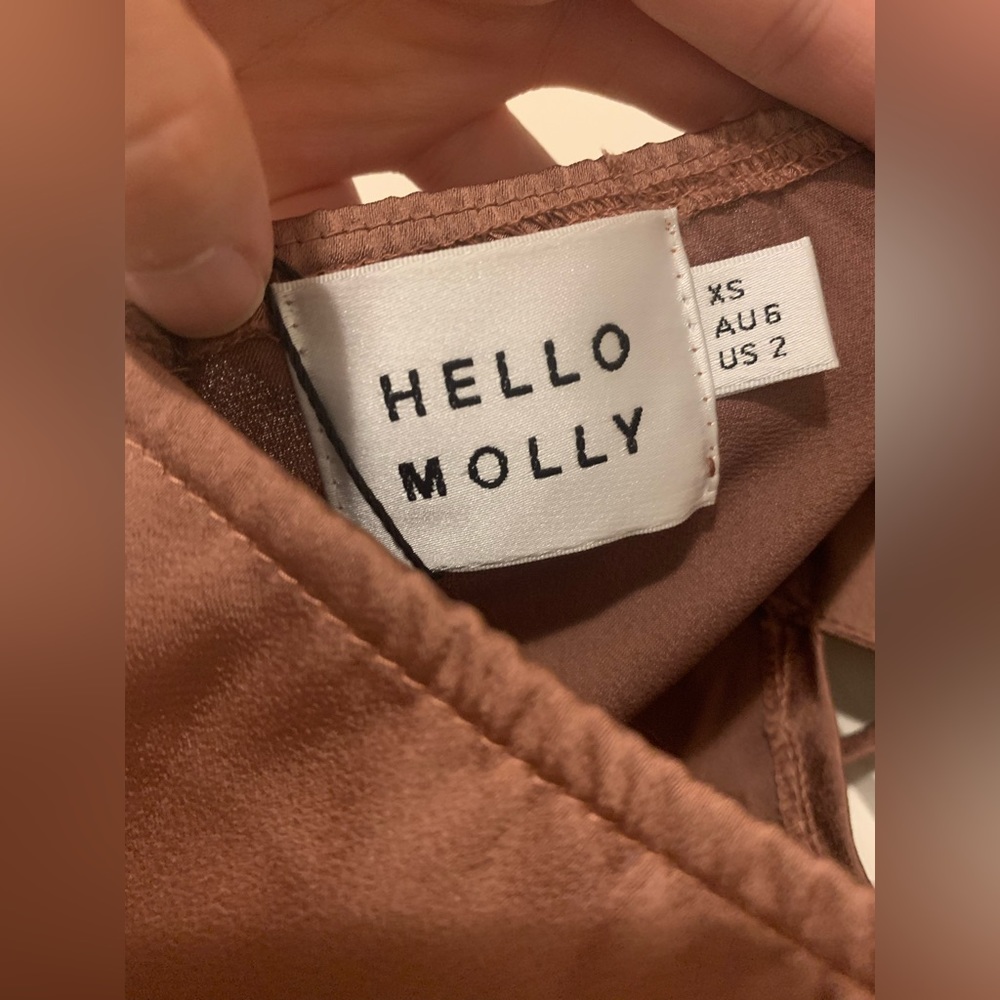 Hello Molly Mauve Midi Dress - Picture 10 of 10